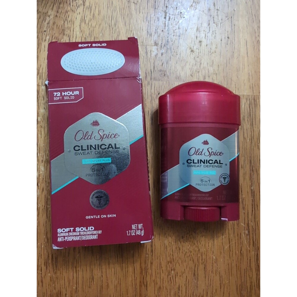 Old Spice Clinical Sweat Defense Deodorant Swagger Soft Solid Sport Plus 5 In 1